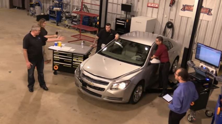 How a Minor Pole Strike Totaled a Chevrolet Malibu: A Blueprinting Case Study
